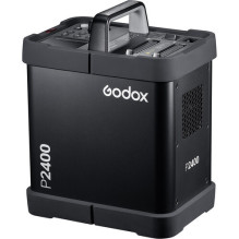 Studio Flash Power Pack - Godox P2400 2400Ws Output, 0.1-0.7s Processing Time, Black