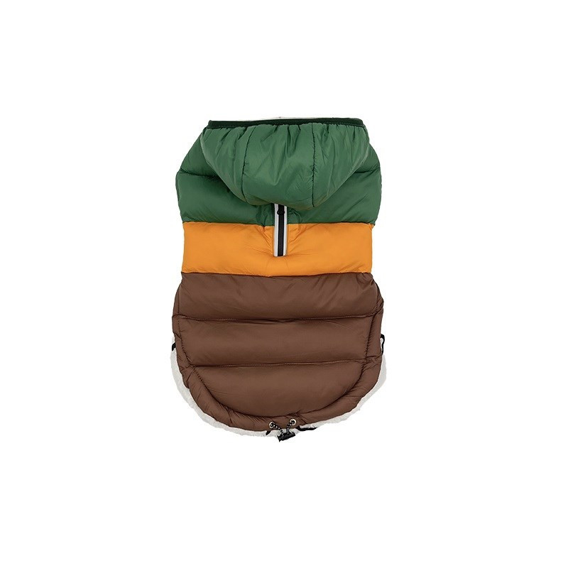 Dog Clothes - Pchełka Rocco XL 50-54 cm Bronze Green Orange