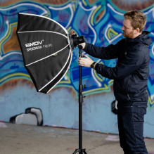 Apšvietimo įranga - SMDV Speedbox Flip36 aštuonkampis minkštas dėklas 90cm nailonas