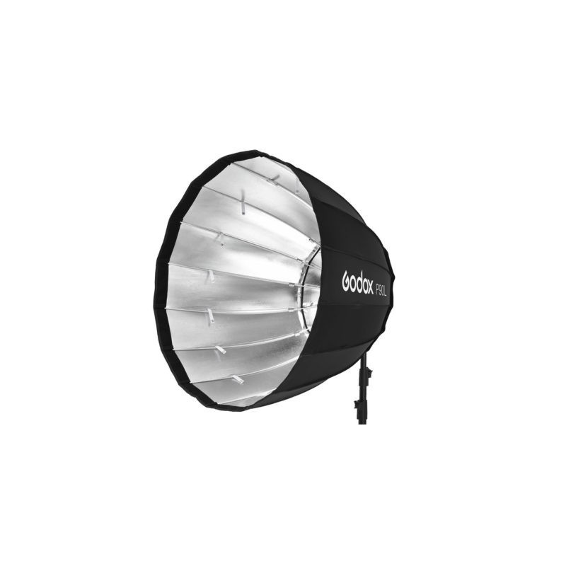 Apšvietimo įranga - Godox parabolinis minkštas dėžė P90LE 90cm Elinchrom kameroms