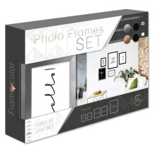 Rėmas - Styler Graphics Silver Set 2x10x15 / 2x15x21 / 1x21x30 Juoda-Sidabrinė Rėmas - Styler Graphics Silver Set 2x10x15 / 2x15x21 / 1x21x30 Juoda-Sidabrinė