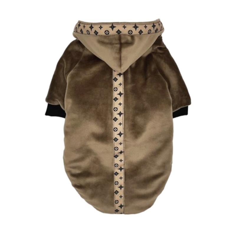 Dog Clothes - Pchełka Velvet Beige XS