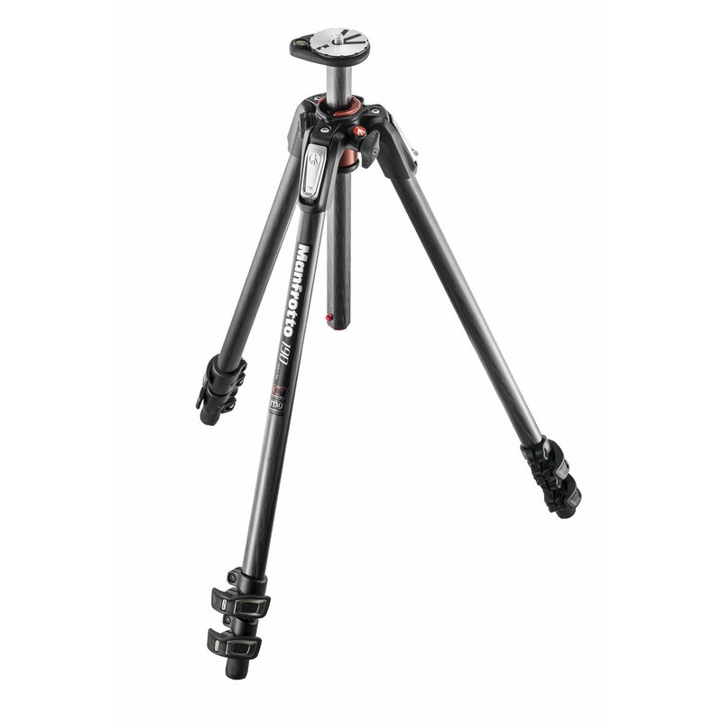 Trikojis - Manfrotto 190 XPRO Anglies, Greitas Galios Užraktas, Horizontalus Stulpas, Juodas