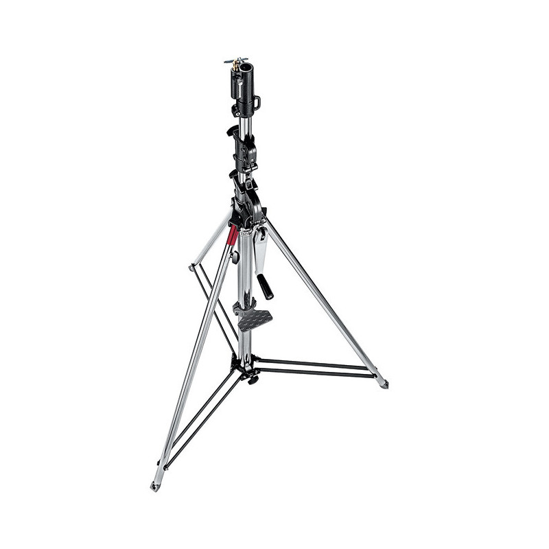 Statyvas - Manfrotto WIND-UP 30kg Apkrovos Talpa Plieninis Sidabrinis