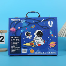 Extralink Art Tapybos rinkinys, Blue Astronautas 88 vnt. Extralink Art Tapybos rinkinys, Blue Astronautas 88 vnt.