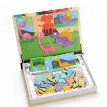 Extralink Kids, magnetinė dėlionė vaikams, magnetinė dėlionių knygelė, 64 dalių dėlionė. Dinozaurai Extralink Kids, magnetinė dėlionė vaikams, magnetinė dėlionių knygelė, 64 dalių dėlionė. Dinozaurai