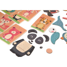 Extralink Kids, magnetinė dėlionė vaikams, Knyga, Dėlionė, 68 vnt. Gyvūnai Extralink Kids, magnetinė dėlionė vaikams, Knyga, Dėlionė, 68 vnt. Gyvūnai