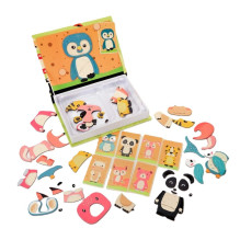 Extralink Kids, magnetinė dėlionė vaikams, Knyga, Dėlionė, 68 vnt. Gyvūnai Extralink Kids, magnetinė dėlionė vaikams, Knyga, Dėlionė, 68 vnt. Gyvūnai