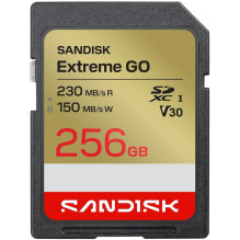 SanDisk 256 Gt Extreme GO UHS-I U3 V30 SD muistikortti