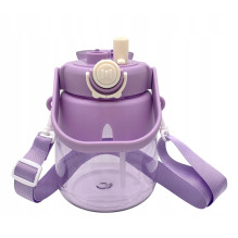 Extralink School Preschool Water Bottle with Straw and Lanyard for Kids 1L Extralink School Preschool Water Bottle with Straw and Lanyard for Kids 1L