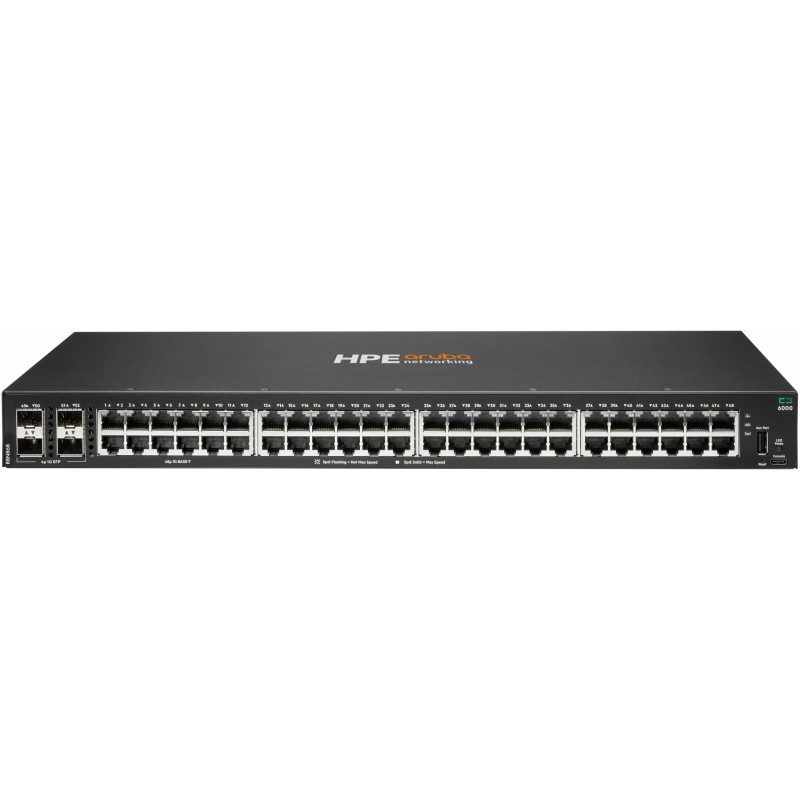 Perjungiklis Opzoon HPE Aruba Networking CX 6000 48p 10M / 100M / 1G 4p SFP 1G (R8N86B)