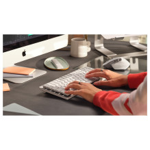 LOGITECH MX Mechanical Mini for Mac Minimalist Wireless Illuminated Keyboard - PALE GREY - (CH) - EMEA LOGITECH MX Mechanical Mini for Mac Minimalist Wireless Illuminated Keyboard - PALE GREY - (CH) - EMEA