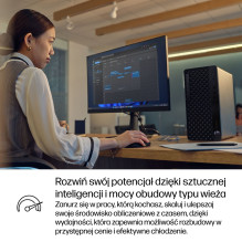 HP ProDesk 4 Tower G1i stacionarus kompiuteris su dirbtiniu intelektu, Intel Core Ultra 5 225, 16 GB DDR5-SDRAM, 512 GB 