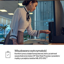 HP ProDesk 4 Tower G1i stacionarus kompiuteris su dirbtiniu intelektu, Intel Core Ultra 5 225, 16 GB DDR5-SDRAM, 512 GB 