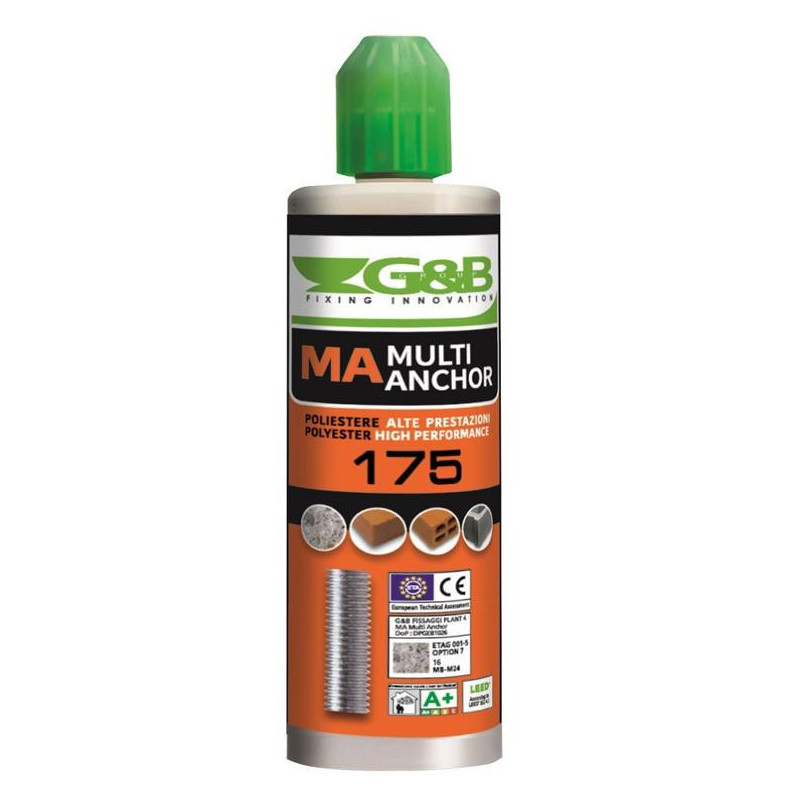Tvirtinimo derva G&amp;B Fissaggi, Gebofix CKS17, 175 ml