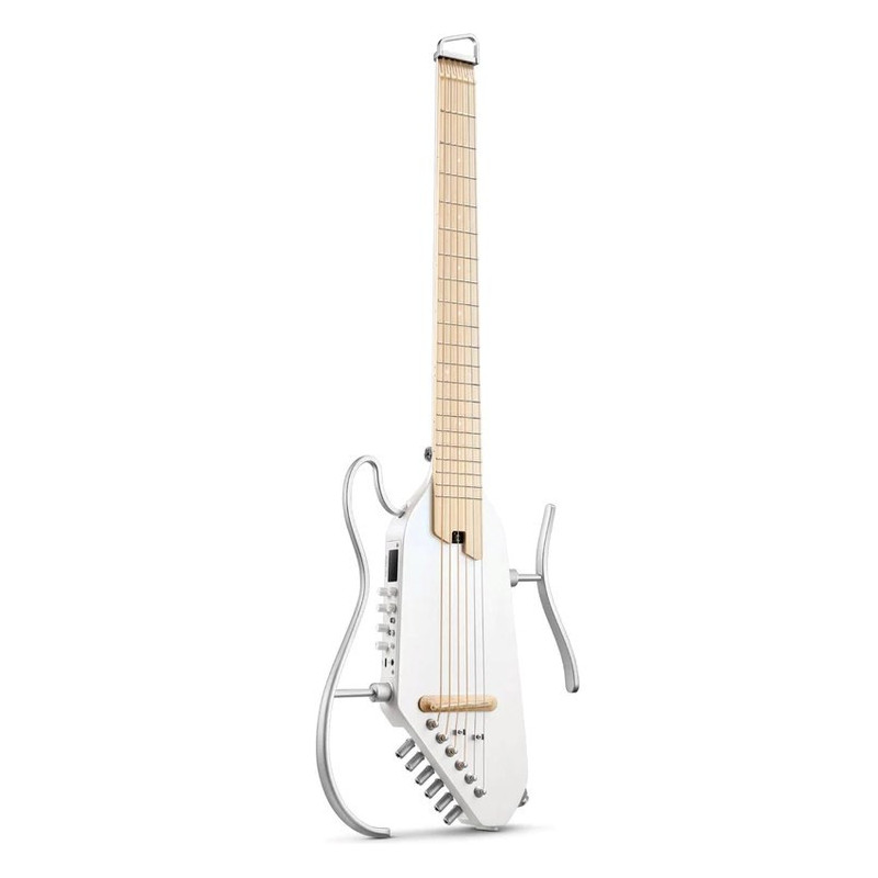 Donner Hush I Pro White - electro-acoustic guitar
