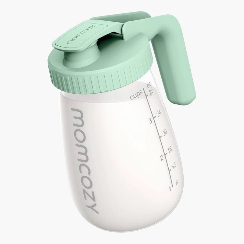 Momcozy GP01 Žalias, 950 ml talpos motinos pieno laikymo indelis.