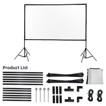 Extralink Foldable Projection Screen 100" PSF-100, 16:9, 220x125cm, White