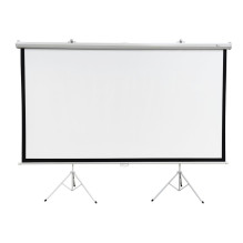 Extralink Projekcinis ekranas 120", 16:9, 266x149cm, PVC, pusiau automatinis vyniojimas