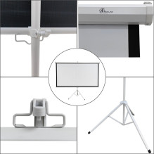 Extralink Projection Screen 120", 16:9, 266x149cm, PVC, semi-automatic rolling