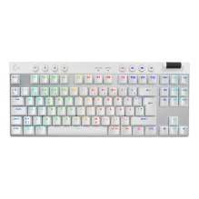 LOGITECH G PRO X TKL LIGHTSPEED Gaming Keyboard - WHITE - (PAN) - 2,4GHZ / BT - N / A - NORDIC-613 - TACTILE LOGITECH G PRO X TKL LIGHTSPEED Gaming Keyboard - WHITE - (PAN) - 2,4GHZ / BT - N / A - NORDIC-613 - TACTILE