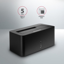 HDD ACC DOCK STATION USB3.2 / 2.5" / 3.5" SATA ADSA-SN AXAGON HDD ACC DOCK STATION USB3.2 / 2.5" / 3.5" SATA ADSA-SN AXAGON
