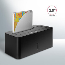 HDD ACC DOCK STATION USB3.2 / 2.5" / 3.5" SATA ADSA-SN AXAGON HDD ACC DOCK STATION USB3.2 / 2.5" / 3.5" SATA ADSA-SN AXAGON