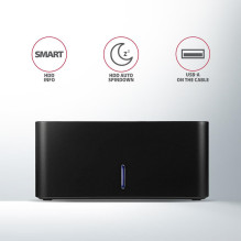HDD DISKO DOKO STOTELĖ USB3.2 / 2.5' / 3.5' SATA ADSA-SN AXAGON HDD DISKO DOKO STOTELĖ USB3.2 / 2.5' / 3.5' SATA ADSA-SN AXAGON