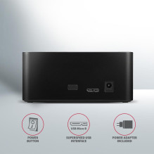 HDD DISKO DOKO STOTELĖ USB3.2 / 2.5' / 3.5' SATA ADSA-SN AXAGON HDD DISKO DOKO STOTELĖ USB3.2 / 2.5' / 3.5' SATA ADSA-SN AXAGON