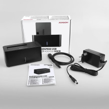 HDD DISKO DOKO STOTELĖ USB3.2 / 2.5' / 3.5' SATA ADSA-SN AXAGON HDD DISKO DOKO STOTELĖ USB3.2 / 2.5' / 3.5' SATA ADSA-SN AXAGON