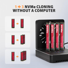 SSD ACC DOKTO STOTIS USB-C / 4XM.2 NVME ADSA-M2C44 AXAGON SSD ACC DOKTO STOTIS USB-C / 4XM.2 NVME ADSA-M2C44 AXAGON