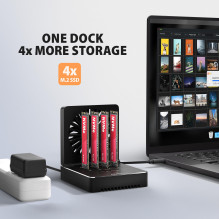 SSD ACC DOKTO STOTIS USB-C / 4XM.2 NVME ADSA-M2C44 AXAGON SSD ACC DOKTO STOTIS USB-C / 4XM.2 NVME ADSA-M2C44 AXAGON