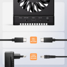 SSD ACC DOCK STATION USB-C / 4XM.2 NVME ADSA-M2C44 AXAGON SSD ACC DOCK STATION USB-C / 4XM.2 NVME ADSA-M2C44 AXAGON