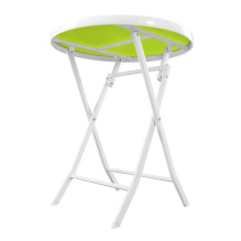 Small Black Forest Garden Furniture Set, Two Chairs + White and Green Table