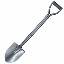 BLACK FOREST METAL SPADE STRAIGHT GARDEN SHOVEL 100CM