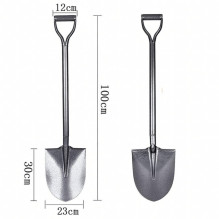 BLACK FOREST METAL SPADE STRAIGHT GARDEN SHOVEL 100CM