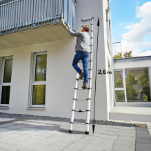 EXTRALINK Teleskopinės kopėčios LAD26ST 2,6 M