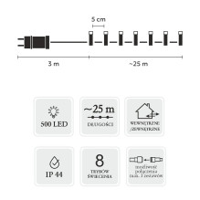 Extralink LED Šviestuvai, 500L Daugiaspalviai, 3 + 25 m vidaus / lauko sąlygoms Extralink LED Šviestuvai, 500L Daugiaspalviai, 3 + 25 m vidaus / lauko sąlygoms