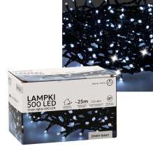 Extralink LED Šviestuvai, 500L Cool Balti, ilgis 3 + 25 m. Viduje / lauke Extralink LED Šviestuvai, 500L Cool Balti, ilgis 3 + 25 m. Viduje / lauke
