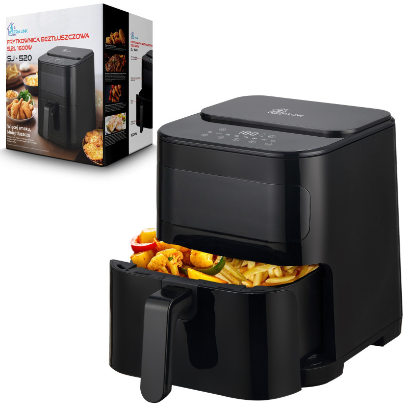 Extralink Pagrindinis SJ-520 5.2L EU, Oro gruzdintuvė, 5.2L