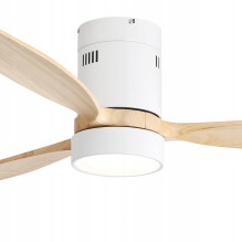 Extralink Nature Flow 52 Smart WiFi, ceiling fan, wood, app, 132cm