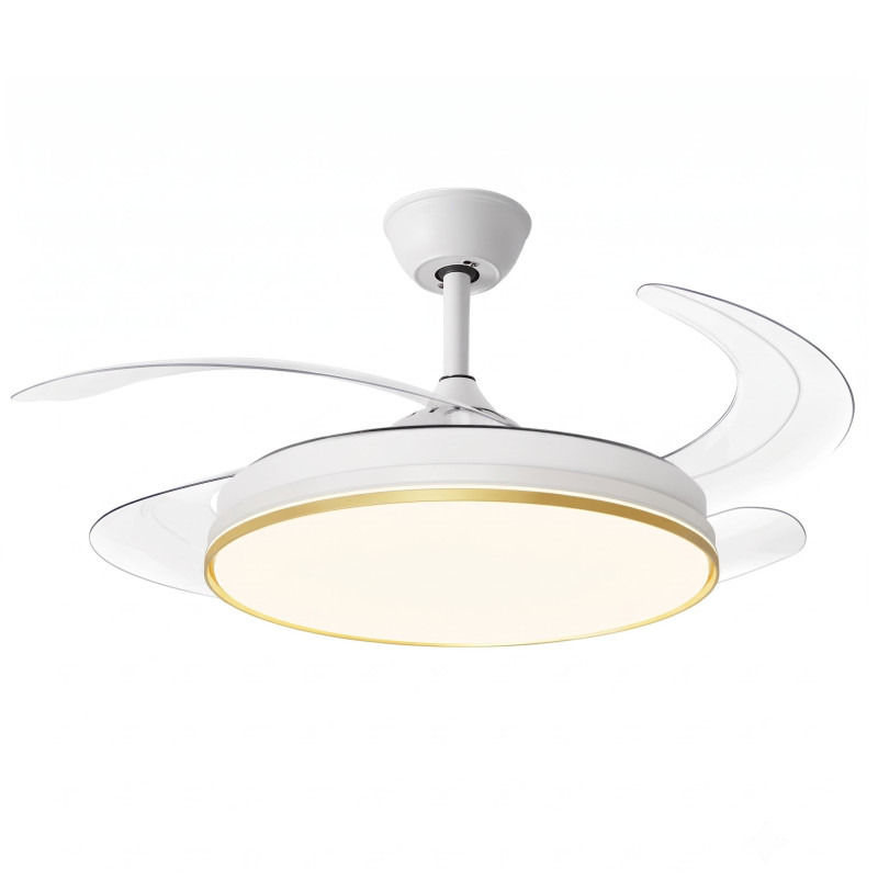 Extralink Phantom Wing 42 Smart WiFi, lubų ventiliatorius, baltas, programa, 107cm