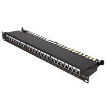 Extralink CAT6A STP Patch Panel, 24 Ports