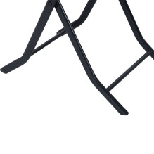 Small Black Forest Garden Furniture Set, Two Chairs + Black Table Small Black Forest Garden Furniture Set, Two Chairs + Black Table