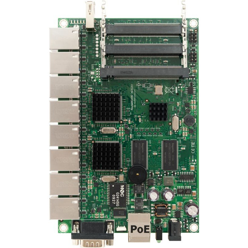 MikroTik Maršrutizatorius RB493G, 9x RJ45 100Mb / s, 3x miniPCI, 1x USB