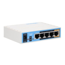 MikroTik hAP WiFi maršrutizatorius, RB951Ui-2nD, 2.4GHz, 5x RJ45 100Mb / s