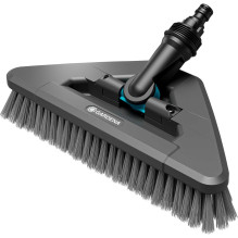 Gardena GARDENA Cleansystem“ rankenos šepetys, minkštas, lankstus, plovimo šepetys (pilkas, 360 s)