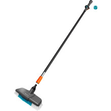 Gardena GARDENA „Cleansystem“ plovimo rinkinys, kietas, su M rankena, plovimo šepetys (pilkas)