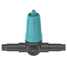 Gardena GARDENA Micro - Reguliuojamas lašelinės sistemos serijos lašintuvas 0-15 l / h (juoda / tu