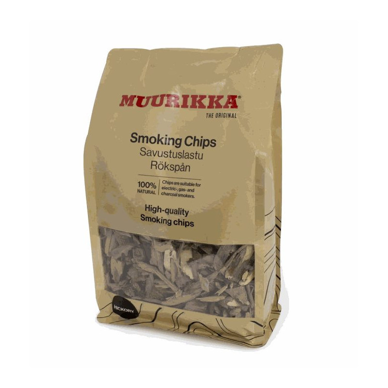 Muurikka Hikorio rūkymo traškučiai 500g